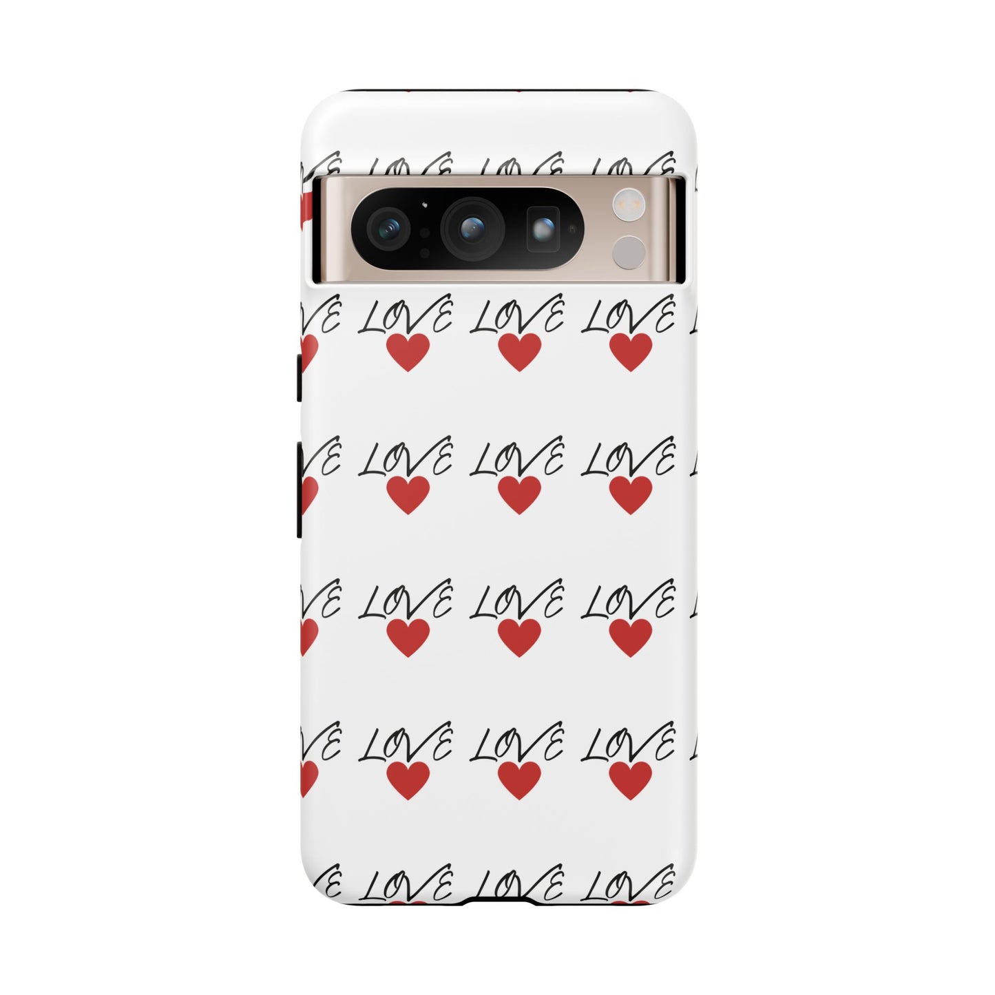 1. Love Hearts Phone Case - Tough & Stylish