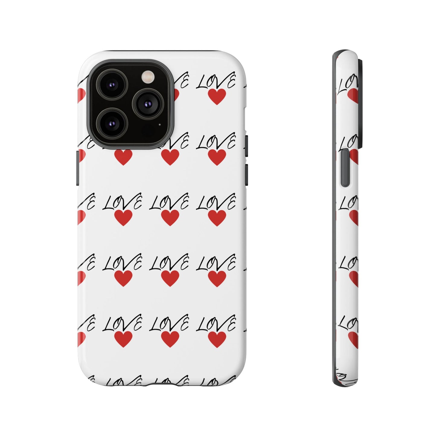 1. Love Hearts Phone Case - Tough & Stylish