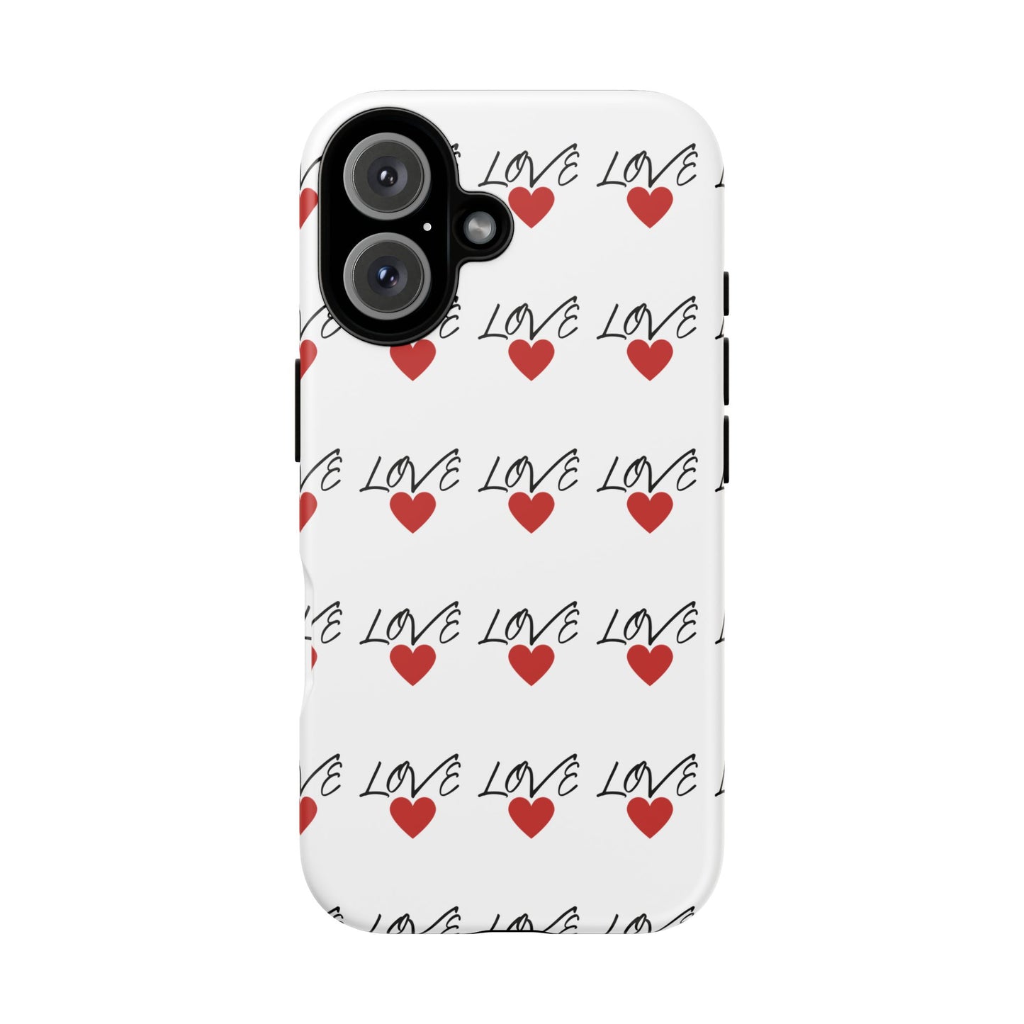 1. Love Hearts Phone Case - Tough & Stylish