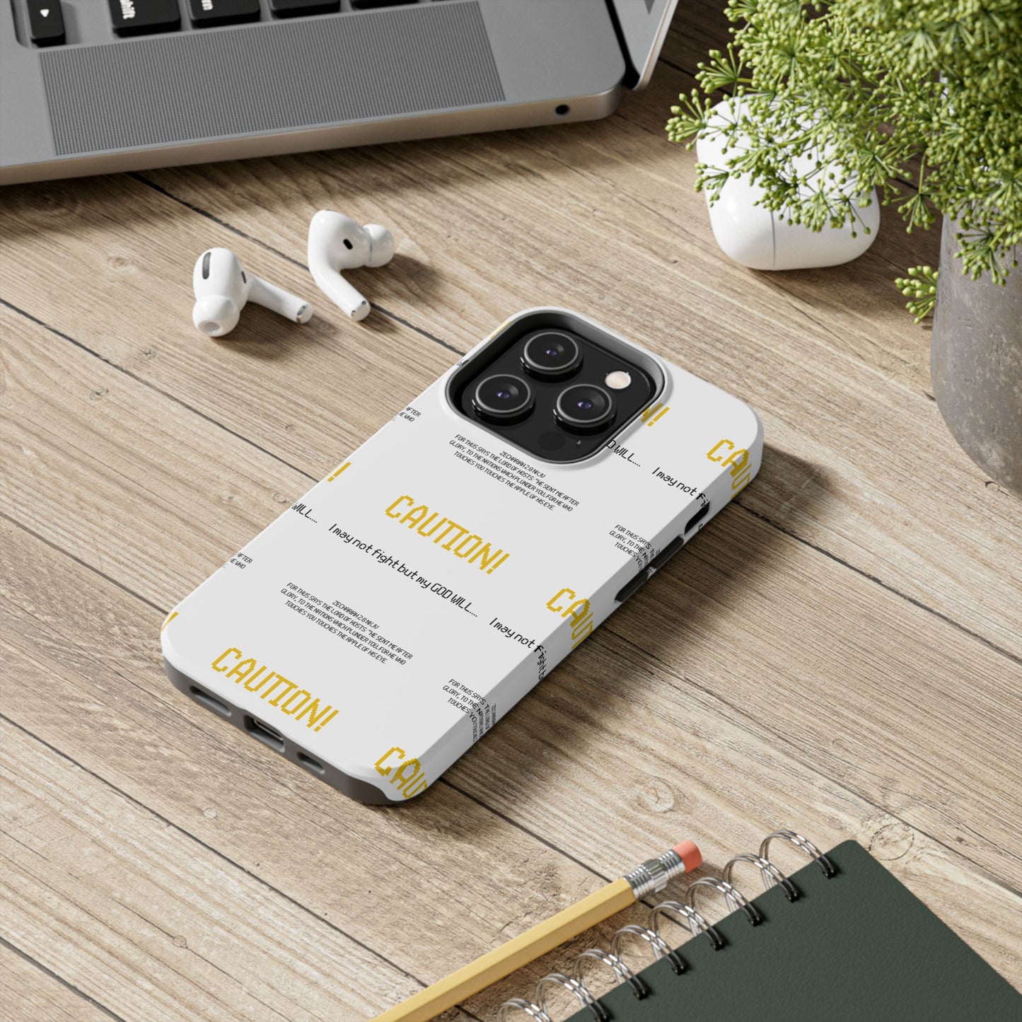 CAUTION Tough Phone Cases