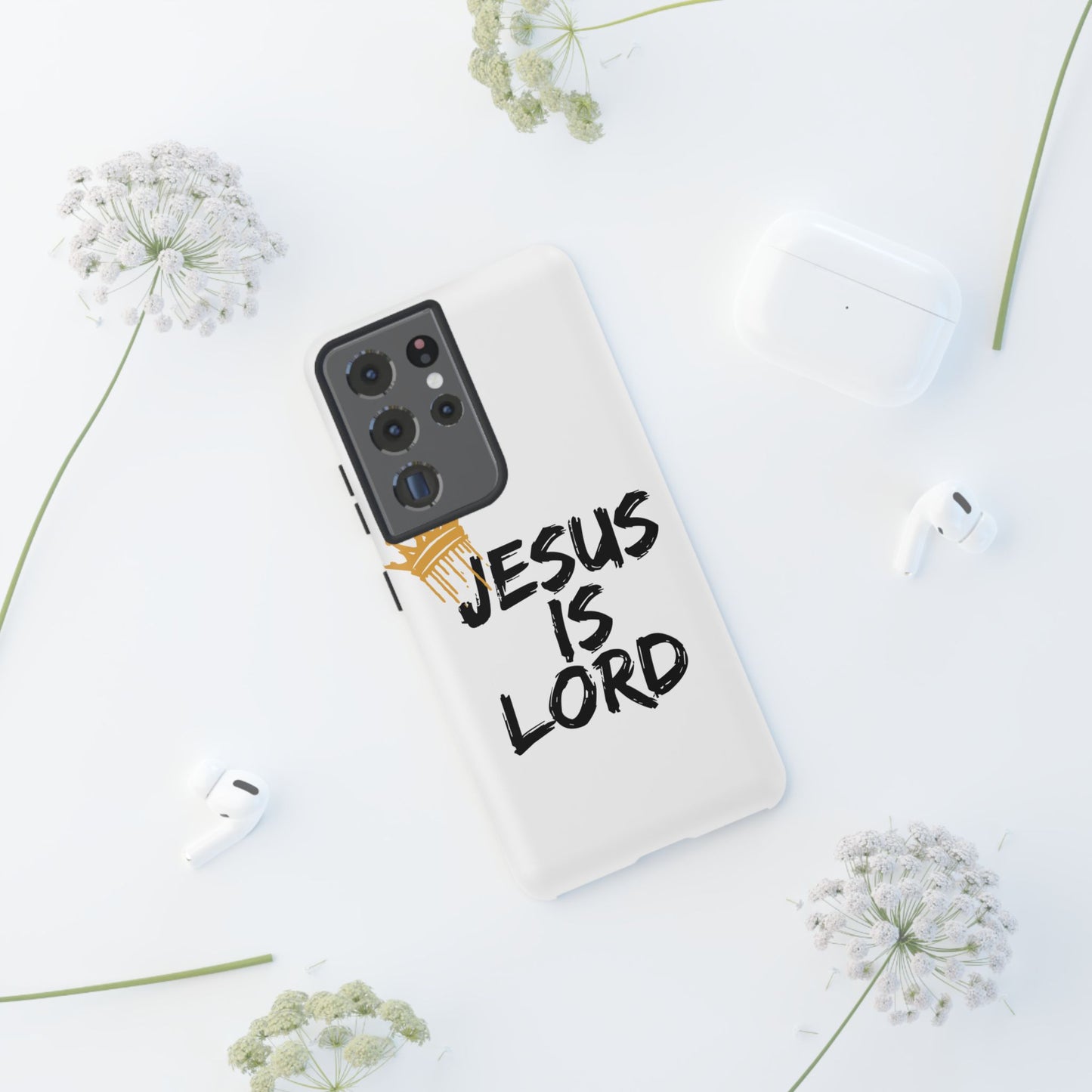 Jesus is Lord Tough Phone Case - Inspirational Christian Design