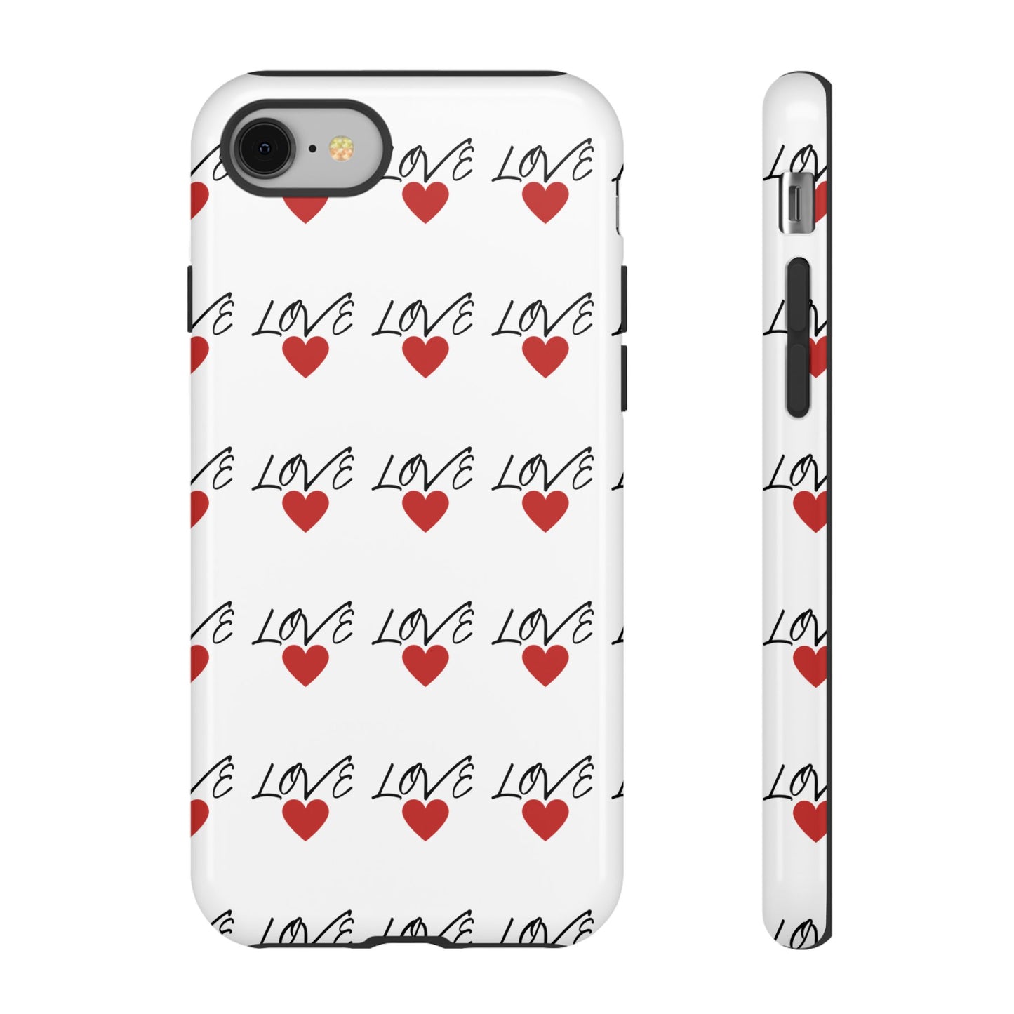 1. Love Hearts Phone Case - Tough & Stylish