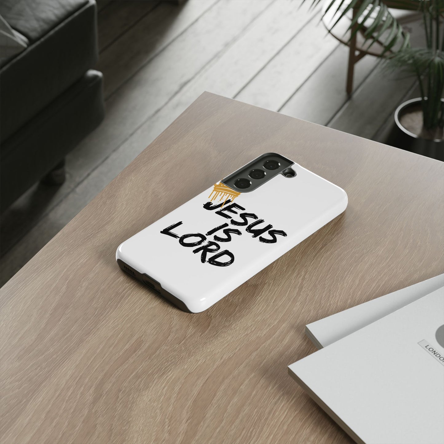 Jesus is Lord Tough Phone Case - Inspirational Christian Design