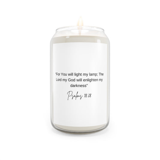 Psalms 18:28 Scented Candle, 13.75oz