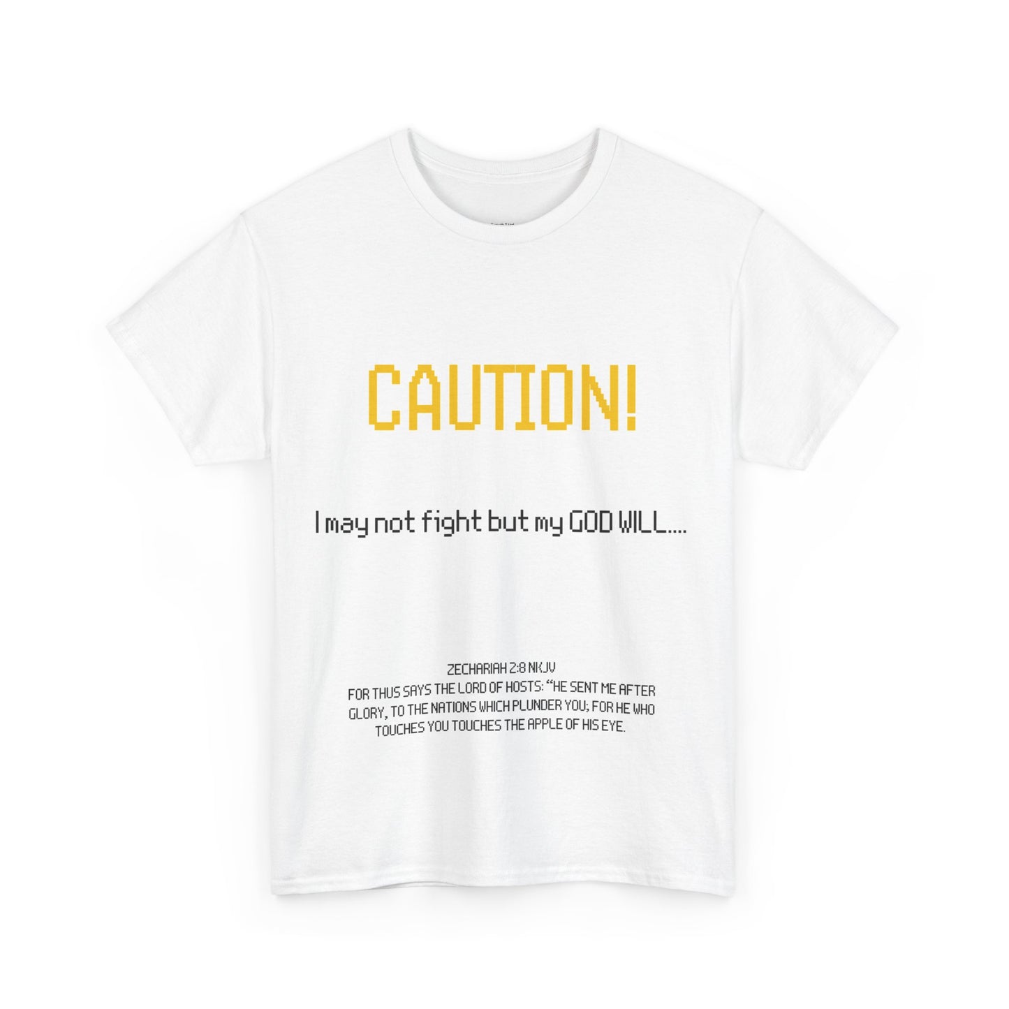 CAUTION Unisex Heavy Cotton Tee