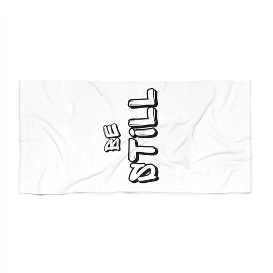 BE STILL Beach Towel