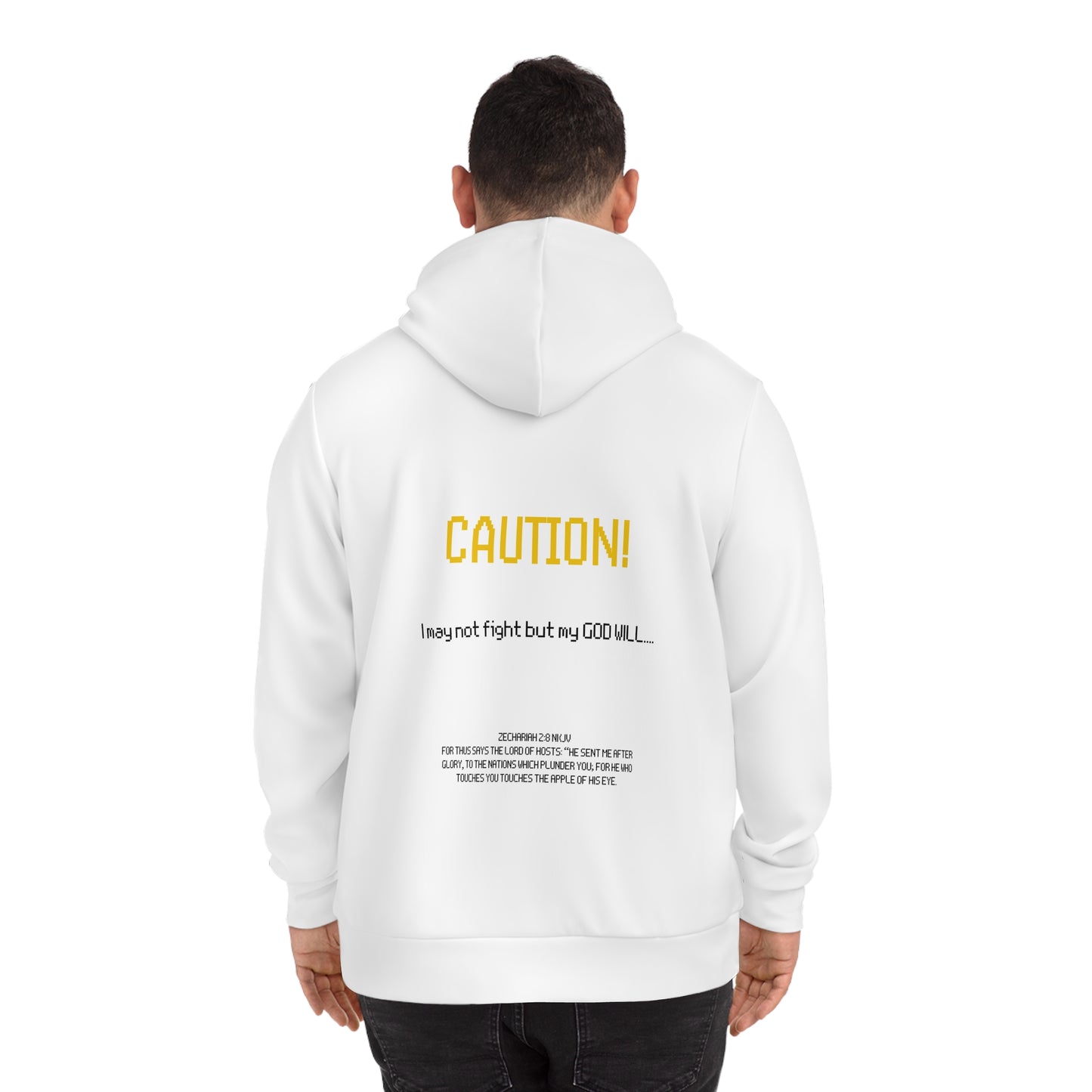 CAUTION Fashion Hoodie (AOP)